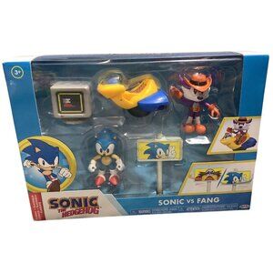 Sonic The Hedgehog Classic Sonic Vs Fang Action Figure Playset By Jakks Pacific